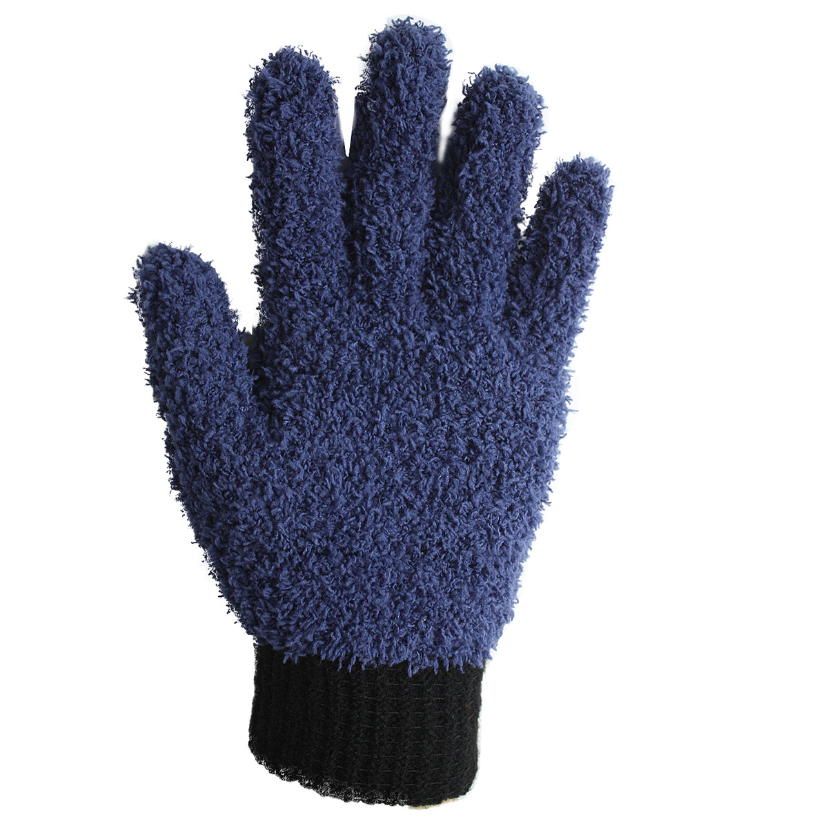 MIG4U Microfiber Dusting Gloves House Cleaning Glove for Blinds, Windows, Baseboard, Furniture and Car, Reusable Lint-Free Multicolor 4prs L/XL