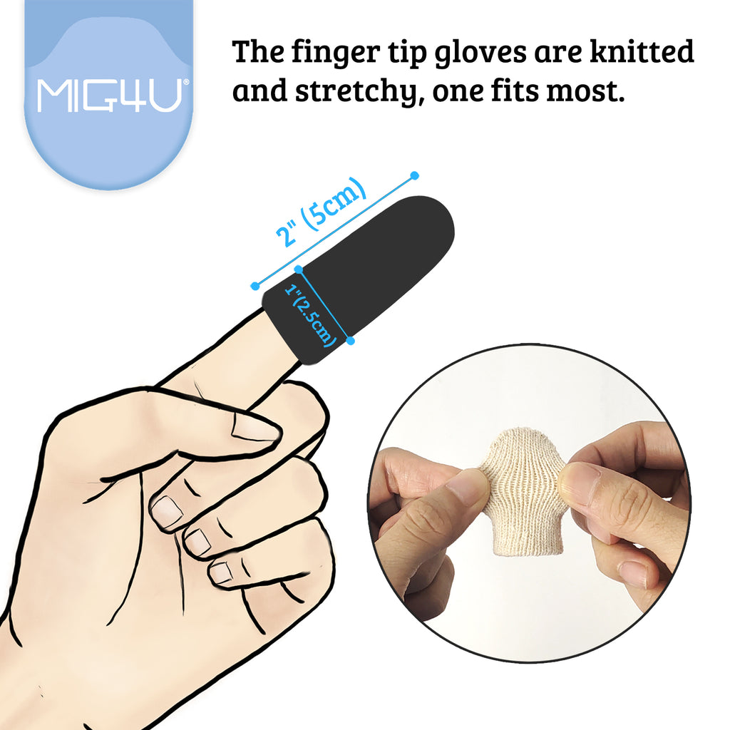 20 PCS Gel Finger Cots, Silicone Finger Protectors, Finger Sleeves for Dry  Skin, Rubber Finger Covers for Finger Cracking, Wound, Hand Eczema, Finger