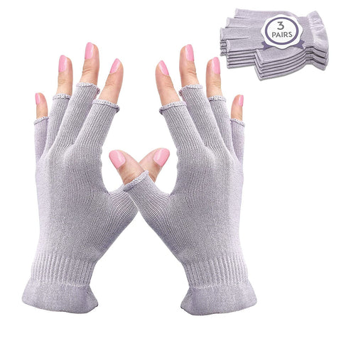 Fingerless Moisturizing Beauty Gloves Half Finger Touchscreen Glove