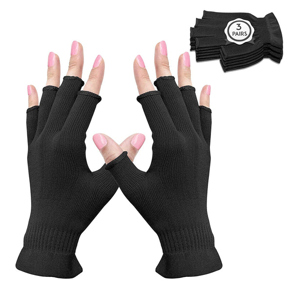 Fingerless Moisturizing Beauty Gloves Half Finger Touchscreen Glove