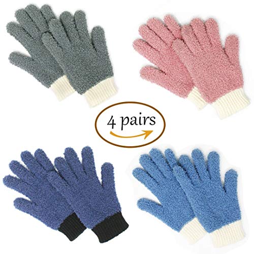 Geyoga 12 Pairs Microfiber Dusting Gloves Household Dusting Cleaning Glove  Washable Plant Dusting Gloves Mittens Gloves (Medium) - Yahoo Shopping